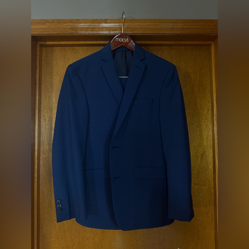 Bar lll Blue Slim Fit Suit 38S
